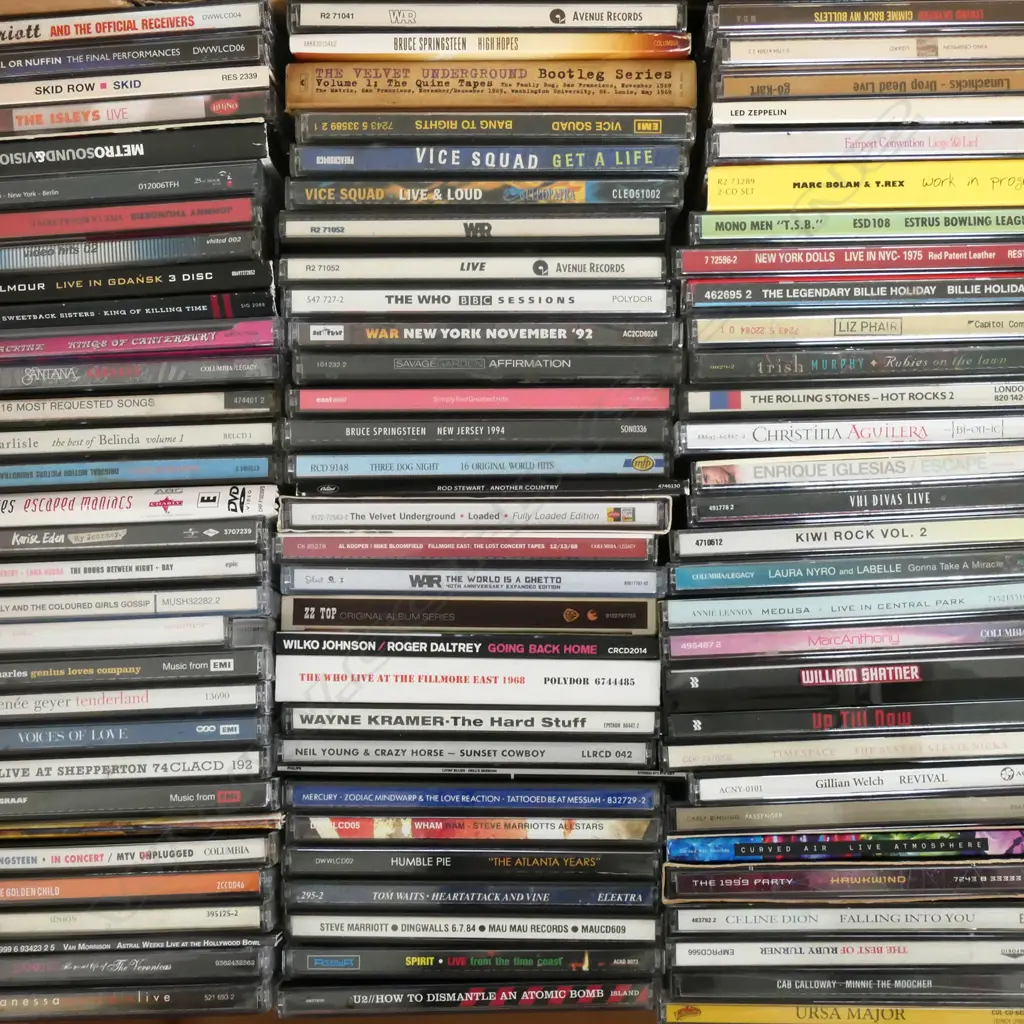 APPROX 80-90 CDS MIXED GENRE MAINLY ROCK Image 1++